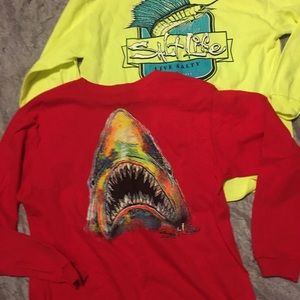 Salt Life Long sleeve Shirts Boys Sz LG (10-12)